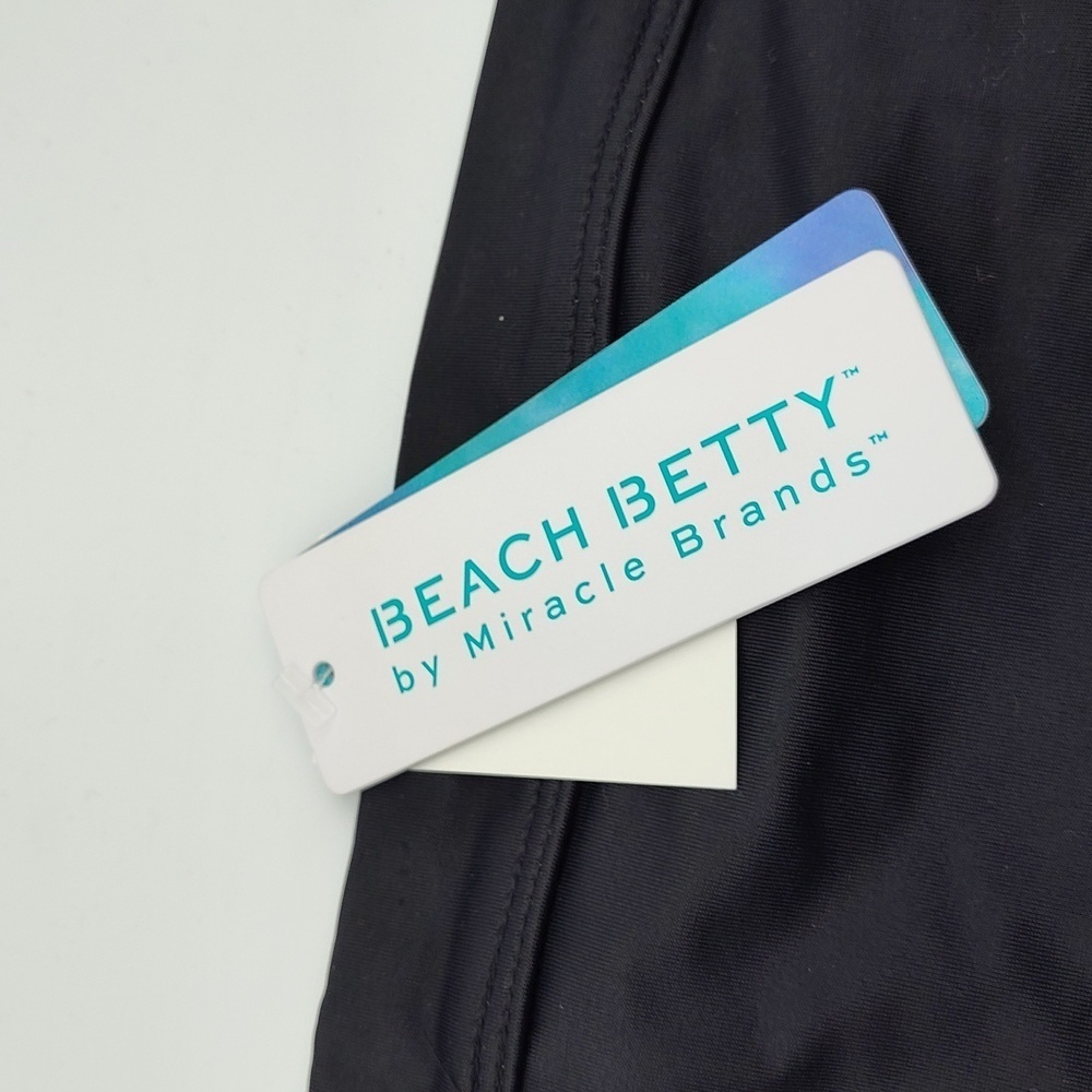 NWT Beach Betty High RIse Bikini Bottoms in black - Picture 3 of 9